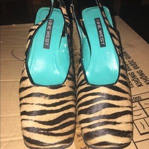 Nine West Tiger Print Heels Sz 6.5. Make an Offer!
